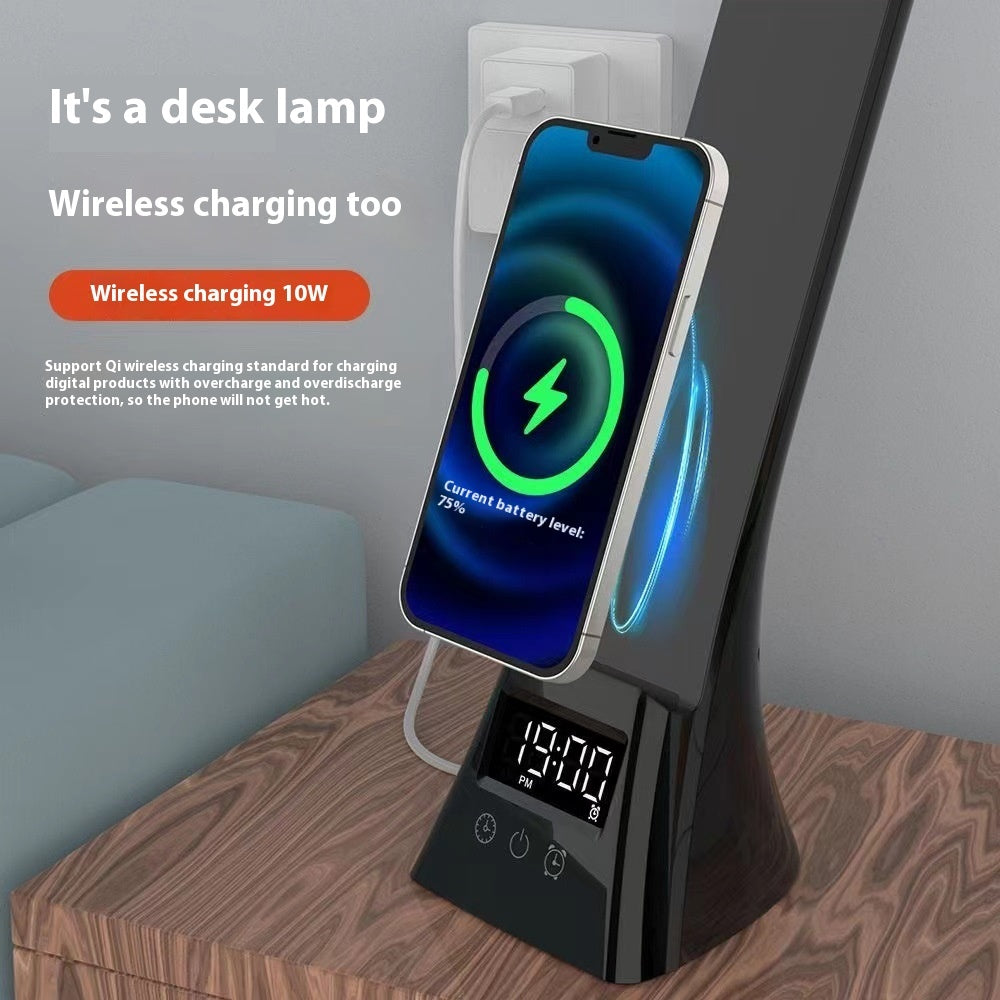 LED Smart Desk Lamp Wireless Charger Fast Charging